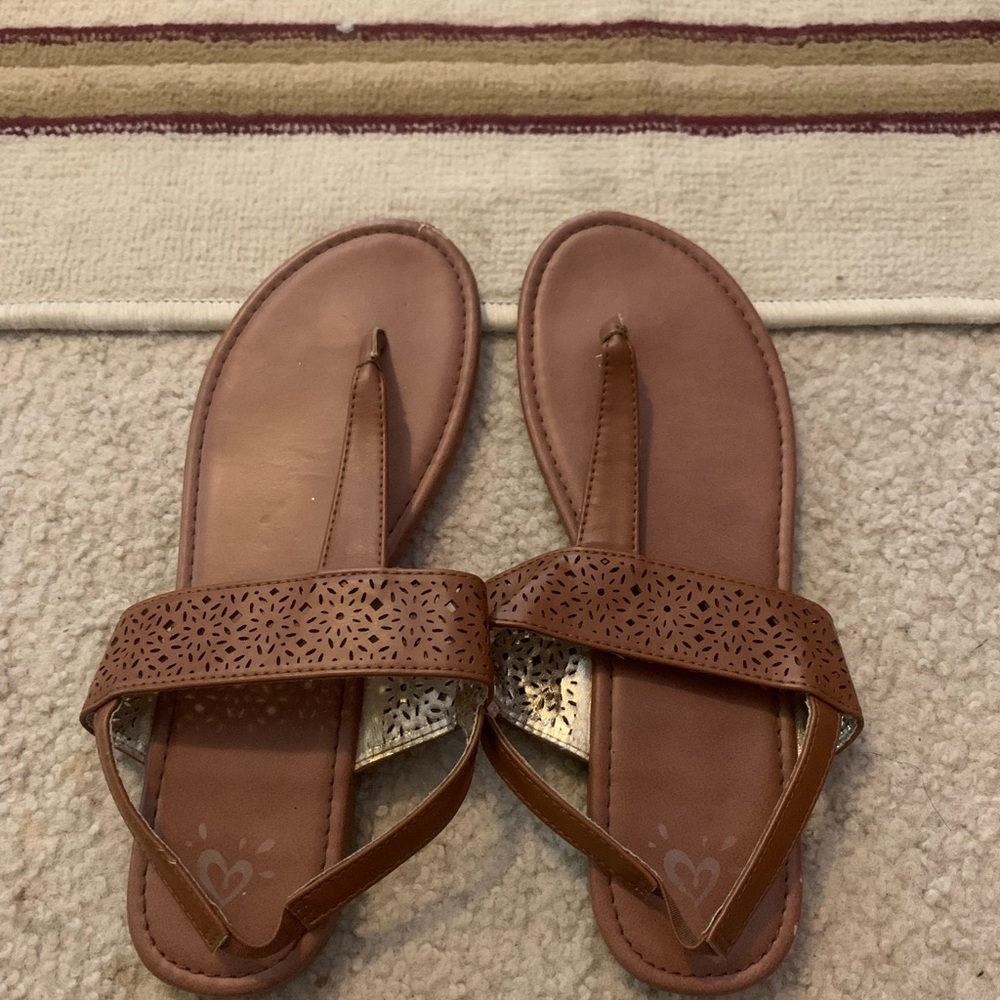 Kids Justice Brown Sandals